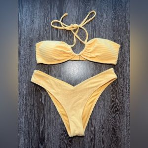 Abercrombie & Fitch Yellow Bikini